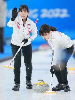 (BEIJING2022)CHINA-BEIJING-OLYMPIC WINTER GAMES-CURLING-WOMEN'S ROUND ROBIN SESSION-SWE VS JPN (CN)