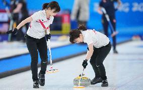 (BEIJING2022)CHINA-BEIJING-OLYMPIC WINTER GAMES-CURLING-WOMEN'S ROUND ROBIN SESSION-SWE VS JPN (CN)