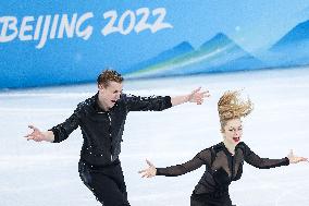 (BEIJING2022)CHINA-BEIJING-OLYMPIC WINTER GAMES-FIGURE SKATING-ICE DANCE-RHYTHM DANCE (CN)