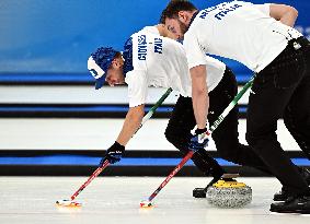 (BEIJING2022)CHINA-BEIJING-OLYMPIC WINTER GAMES-CURLING-MEN'S ROUND ROBIN SESSION-SUI VS ITA (CN)