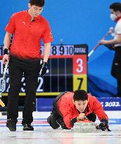 (BEIJING2022)CHINA-BEIJING-OLYMPIC WINTER GAMES-CURLING-MEN'S ROUND ROBIN SESSION-CHN VS USA (CN)