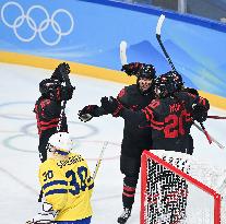 (BEIJING2022)CHINA-BEIJING-ICE HOCKEY-WOMEN'S PLAY-OFF-QUARTERFINAL-CAN VS SWE (CN)