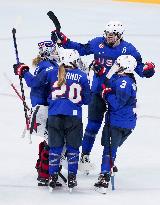 (BEIJING2022)CHINA-BEIJING-ICE HOCKEY-WOMEN'S PLAYOFFS-QUARTERFINALS-USA VS CZE (CN)