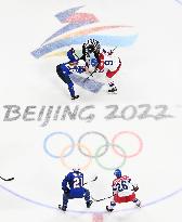 (BEIJING2022)CHINA-BEIJING-ICE HOCKEY-WOMEN'S PLAYOFFS-QUARTERFINALS-USA VS CZE (CN)