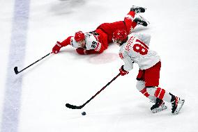 (BEIJING2022)CHINA-BEIJING-OLYMPIC WINTER GAMES-ICE HOCKEY-MEN'S PRELIMINARY ROUND-ROC VS DEN (CN)