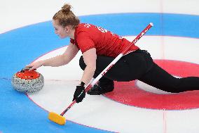 (BEIJING2022)CHINA-BEIJING-OLYMPIC WINTER GAMES-CURLING-WOMEN'S ROUND ROBIN SESSION-GBR VS DEN (CN)