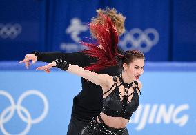 (BEIJING2022)CHINA-BEIJING-OLYMPIC WINTER GAMES-FIGURE SKATING-ICE DANCE-RHYTHM DANCE (CN)