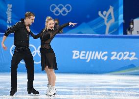 (BEIJING2022)CHINA-BEIJING-OLYMPIC WINTER GAMES-FIGURE SKATING-ICE DANCE-RHYTHM DANCE (CN)