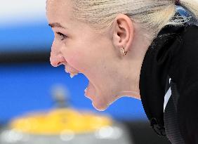 (BEIJING2022)CHINA-BEIJING-OLYMPIC WINTER GAMES-CURLING-WOMEN'S ROUND ROBIN SESSION-USA VS ROC (CN)