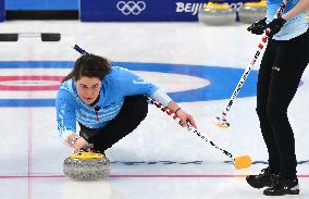 (BEIJING2022)CHINA-BEIJING-OLYMPIC WINTER GAMES-CURLING-WOMEN'S ROUND ROBIN SESSION-USA VS ROC (CN)