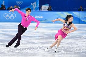 (BEIJING2022)CHINA-BEIJING-OLYMPIC WINTER GAMES-FIGURE SKATING-ICE DANCE-RHYTHM DANCE (CN)