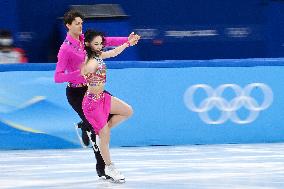 (BEIJING2022)CHINA-BEIJING-OLYMPIC WINTER GAMES-FIGURE SKATING-ICE DANCE-RHYTHM DANCE (CN)