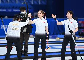 (BEIJING2022)CHINA-BEIJING-OLYMPIC WINTER GAMES-CURLING-WOMEN'S ROUND ROBIN SESSION-CHN VS KOR (CN)