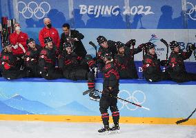 (BEIJING2022)CHINA-BEIJING-OLYMPIC WINTER GAMES-ICE HOCKEY-MEN'S PRELIMINARY-CANADA VS GERMANY (CN)