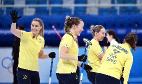 (BEIJING2022)CHINA-BEIJING-OLYMPIC WINTER GAMES-CURLING-WOMEN'S ROUND ROBIN SESSION-USA VS SWE (CN)