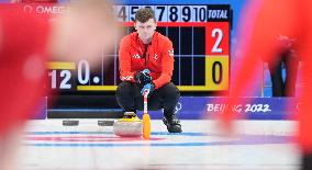 (BEIJING2022)CHINA-BEIJING-OLYMPIC WINTER GAMES-CURLING-MEN'S ROUND ROBIN SESSION-GBR VS DEN (CN)