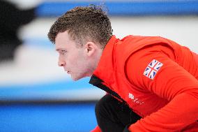 (BEIJING2022)CHINA-BEIJING-OLYMPIC WINTER GAMES-CURLING-MEN'S ROUND ROBIN SESSION-GBR VS DEN (CN)