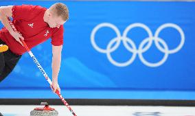 (BEIJING2022)CHINA-BEIJING-OLYMPIC WINTER GAMES-CURLING-MEN'S ROUND ROBIN SESSION-GBR VS DEN (CN)