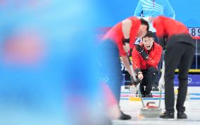 (BEIJING2022)CHINA-BEIJING-OLYMPIC WINTER GAMES-CURLING-MEN'S ROUND ROBIN SESSION-CHN VS USA (CN)