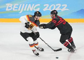 (BEIJING2022)CHINA-BEIJING-OLYMPIC WINTER GAMES-ICE HOCKEY-MEN'S PRELIMINARY-CANADA VS GERMANY (CN)