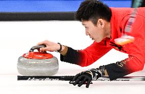 (BEIJING2022)CHINA-BEIJING-OLYMPIC WINTER GAMES-CURLING-MEN'S ROUND ROBIN SESSION-CHN VS USA (CN)