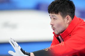 (BEIJING2022)CHINA-BEIJING-OLYMPIC WINTER GAMES-CURLING-MEN'S ROUND ROBIN SESSION-CHN VS USA (CN)