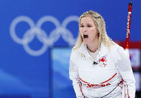 (BEIJING2022)CHINA-BEIJING-OLYMPIC WINTER GAMES-CURLING-WOMEN'S ROUND ROBIN SESSION-SWE VS CAN (CN)
