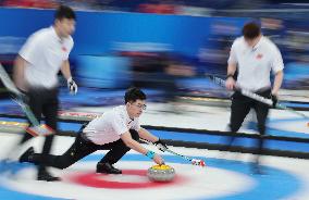 (BEIJING2022)CHINA-BEIJING-OLYMPIC WINTER GAMES-BURLING-MEN'S ROUND ROBIN SESSION-CHN VS DEN (CN)