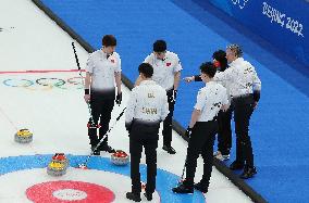 (BEIJING2022)CHINA-BEIJING-OLYMPIC WINTER GAMES-BURLING-MEN'S ROUND ROBIN SESSION-CHN VS DEN (CN)