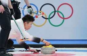 (BEIJING2022)CHINA-BEIJING-OLYMPIC WINTER GAMES-BURLING-MEN'S ROUND ROBIN SESSION-CHN VS DEN (CN)