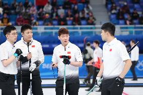 (BEIJING2022)CHINA-BEIJING-OLYMPIC WINTER GAMES-CURLING-MEN'S ROUND ROBIN SESSION-CHN VS ITA (CN)
