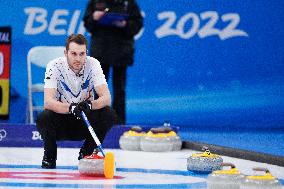 (BEIJING2022)CHINA-BEIJING-OLYMPIC WINTER GAMES-CURLING-MEN'S ROUND ROBIN SESSION-CHN VS GBR (CN)