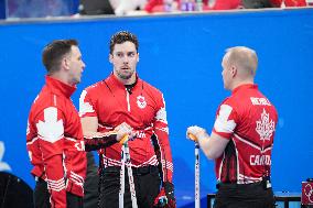 (BEIJING2022)CHINA-BEIJING-OLYMPIC WINTER GAMES-CURLING-MEN'S ROUND ROBIN SESSION-CAN VS SWE (CN)