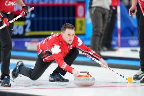 (BEIJING2022)CHINA-BEIJING-OLYMPIC WINTER GAMES-CURLING-MEN'S ROUND ROBIN SESSION-CAN VS SWE (CN)