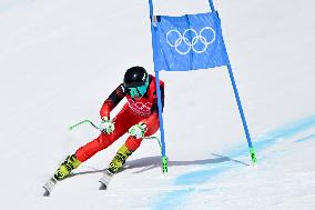 (BEIJING2022)CHINA-BEIJING-OLYMPIC WINTER GAMES-ALPINE SKIING-WOMEN'S SUPER-G (CN)