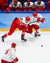 (BEIJING2022)CHINA-BEIJING-OLYMPIC WINTER GAMES-ICE HOCKEY-MEN'S PRELIMINARY ROUND-ROC VS DEN (CN)
