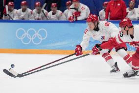 (BEIJING2022)CHINA-BEIJING-OLYMPIC WINTER GAMES-ICE HOCKEY-MEN'S PRELIMINARY ROUND-ROC VS DEN (CN)