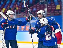 (BEIJING2022)CHINA-BEIJING-ICE HOCKEY-WOMEN'S PLAYOFFS-QUARTERFINALS-USA VS CZE (CN)