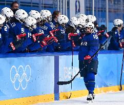 (BEIJING2022)CHINA-BEIJING-ICE HOCKEY-WOMEN'S PLAYOFFS-QUARTERFINALS-USA VS CZE (CN)