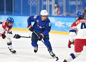 (BEIJING2022)CHINA-BEIJING-ICE HOCKEY-WOMEN'S PLAYOFFS-QUARTERFINALS-USA VS CZE (CN)