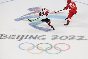 (BEIJING2022)CHINA-BEIJING-OLYMPIC WINTER GAMES-ICE HOCKEY-WOMEN'S QUATERFINALS-SUI VS ROC (CN)