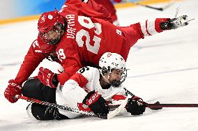 (BEIJING2022)CHINA-BEIJING-OLYMPIC WINTER GAMES-ICE HOCKEY-WOMEN'S QUATERFINALS-SUI VS ROC (CN)