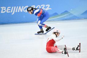 (BEIJING2022)CHINA-BEIJING-OLYMPIC WINTER GAMES-SHORT TRACK SPEED SKATING-WOMEN'S 1,000M QUARTERFINAL (CN)