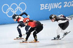 (BEIJING2022)CHINA-BEIJING-OLYMPIC WINTER GAMES-SHORT TRACK SPEED SKATING-WOMEN'S 1,000M QUARTERFINAL (CN)