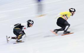 (BEIJING2022)CHINA-BEIJING-OLYMPIC WINTER GAMES-SHORT TRACK SPEED SKATING-MEN'S 500M-HEAT (CN)