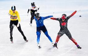 (BEIJING2022)CHINA-BEIJING-OLYMPIC WINTER GAMES-SHORT TRACK SPEED SKATING-MEN'S 500M-HEAT (CN)