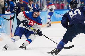 (BEIJING2022)CHINA-BEIJING-OLYMPIC WINTER GAMES-ICE HOCKEY-MEN'S PRELIMINARY-FINLAND VS SLOVAKIA (CN)