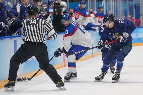 (BEIJING2022)CHINA-BEIJING-OLYMPIC WINTER GAMES-ICE HOCKEY-MEN'S PRELIMINARY-FINLAND VS SLOVAKIA (CN)