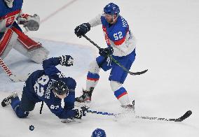 (BEIJING2022)CHINA-BEIJING-OLYMPIC WINTER GAMES-ICE HOCKEY-MEN'S PRELIMINARY-FINLAND VS SLOVAKIA (CN)