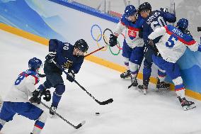 (BEIJING2022)CHINA-BEIJING-OLYMPIC WINTER GAMES-ICE HOCKEY-MEN'S PRELIMINARY-FINLAND VS SLOVAKIA (CN)